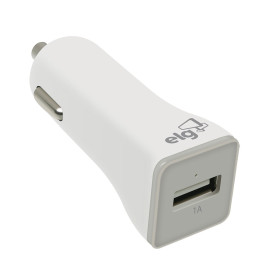 Carregador Veicular Universal - 1 Porta USB 1A - Branco - CC1SBR