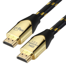 Cabo HDMI Versão 2.1 8K Ultra High Speed Com Ethernet - 2 Metros - HS8K20
