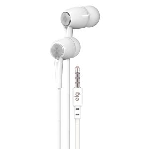Fone de Ouvido Com Fio Intra-Auricular – Branco