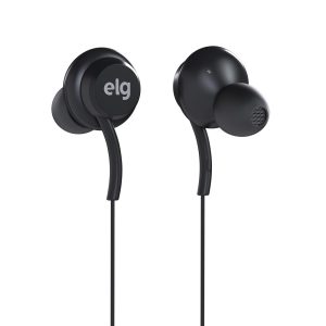Fone de Ouvido Com Fio Intra-Auricular – Preto