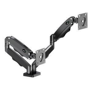 Suporte Multiarticulado com Pistão a Gás para 2 Monitores de 17″ a 35″
