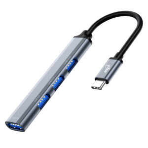 HUB 4 em 1 com 4 portas USB-A