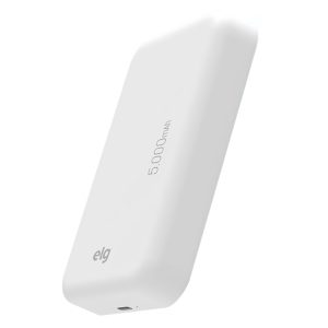 Carregador Portátil por Indução Power Bank 5.000 mAh – Branco