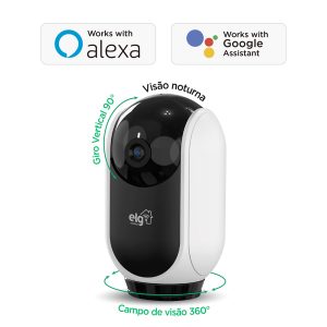 Câmera Interna 360° Inteligente 1080p