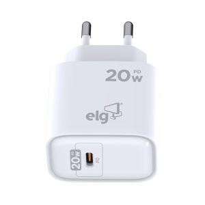 Carregador de Parede Saída USB-C – Branco