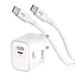 Kit Carregador de Parede + Cabo USB-C – 1 metro